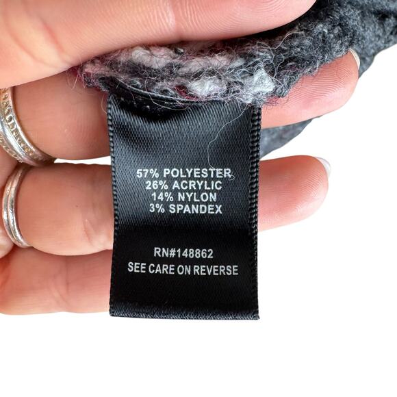 Torrid Red and Gray Argyle Sweater EUC - Picture 14 of 15